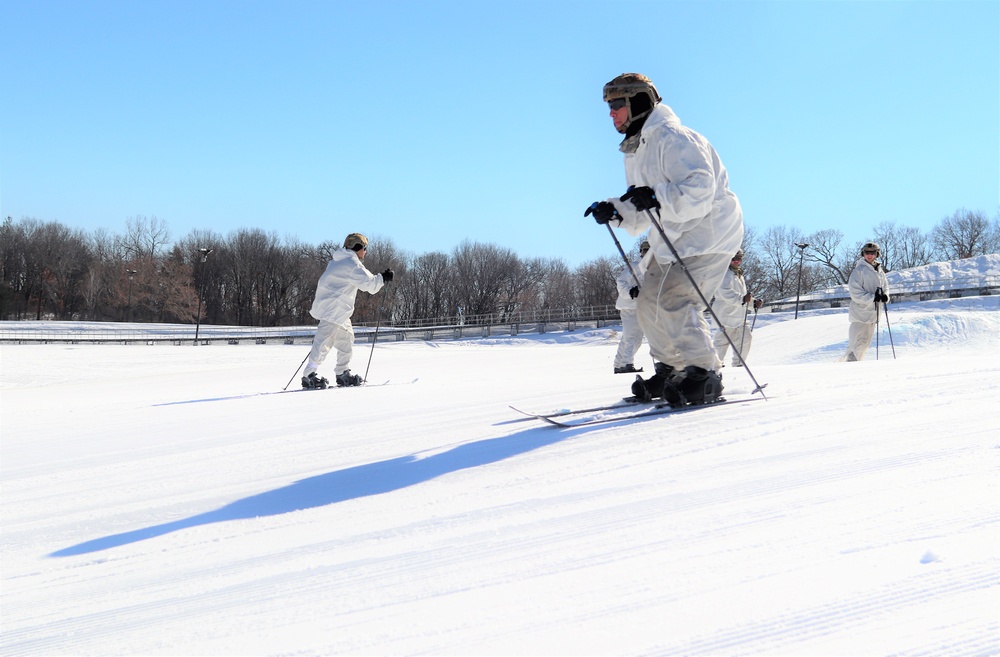 Cold-Weather Operations Course class 22-05 students make most of skiing training