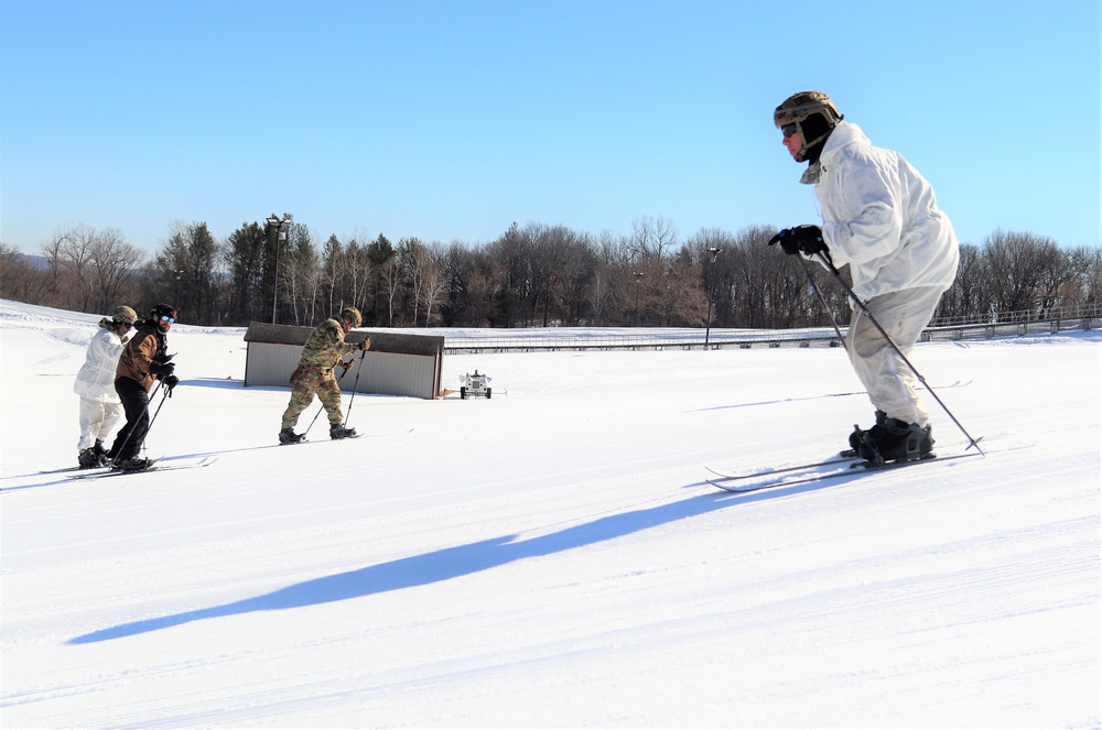 Cold-Weather Operations Course class 22-05 students make most of skiing training