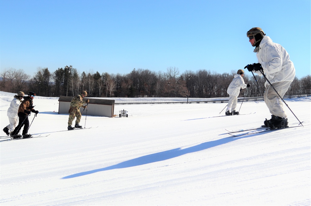 Cold-Weather Operations Course class 22-05 students make most of skiing training