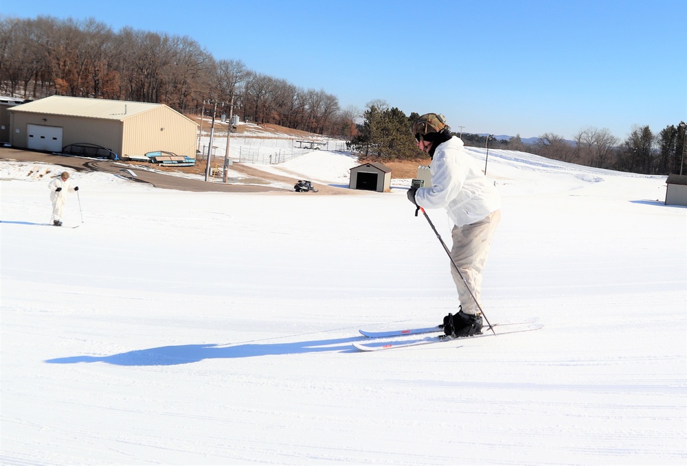 Cold-Weather Operations Course class 22-05 students make most of skiing training