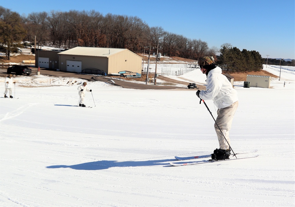 Cold-Weather Operations Course class 22-05 students make most of skiing training