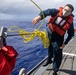 LS2 Villa Throws Heaving Line Aboard USS MIlius (DDG 69)