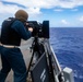 USS Milius (DDG 69) CO, Cmdr. Hays Fires M240B Machine Gun