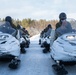 U.S. Marines Learn how to ride snowmobiles