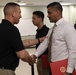 U.S. Marine Recruiters with Recruiting Station Baton Rouge are awarded by 6th Marine Corps District Commanding Officer