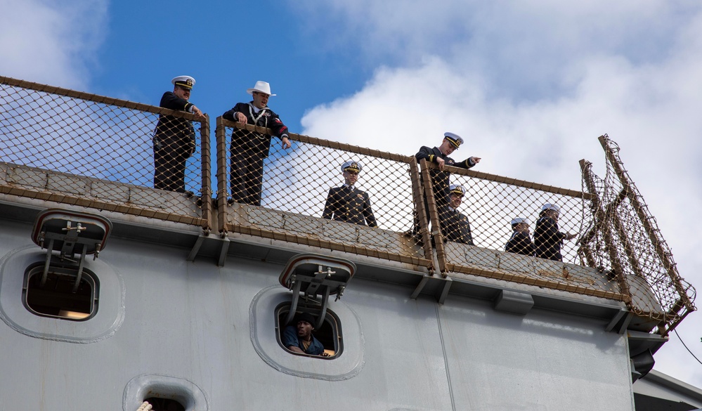 USS Portland Return to Home Port