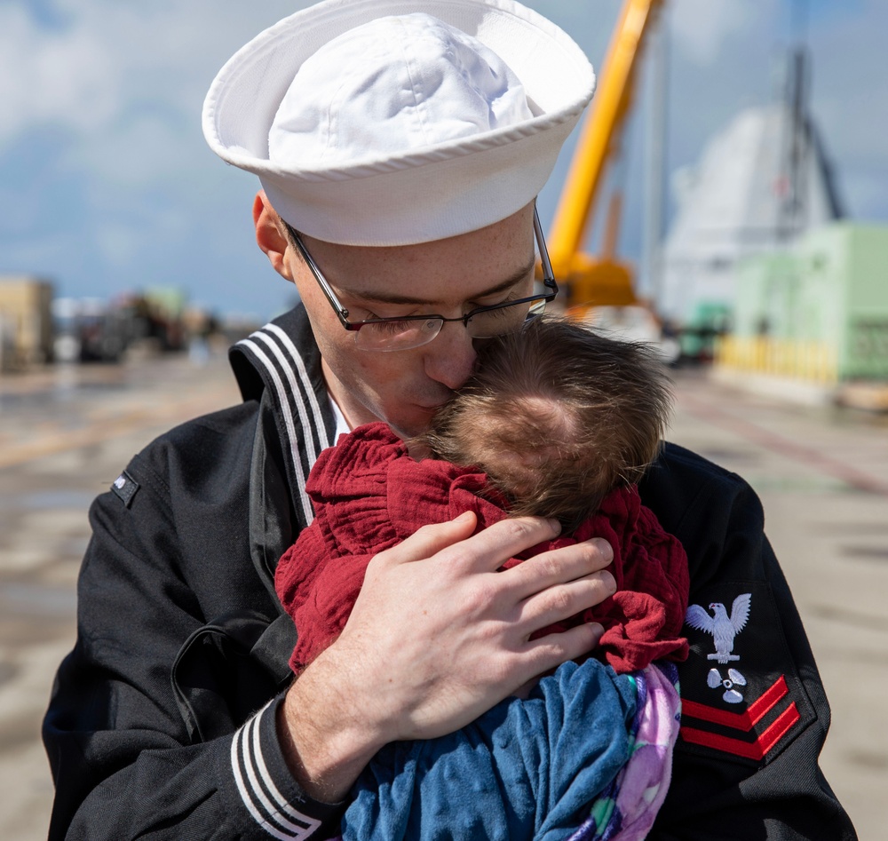 USS Portland Return to Home Port