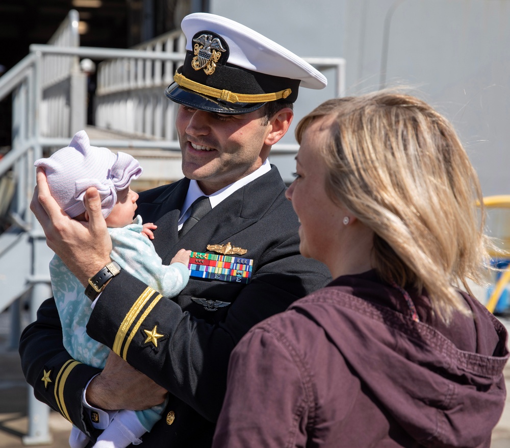 USS Portland Return to Home Port