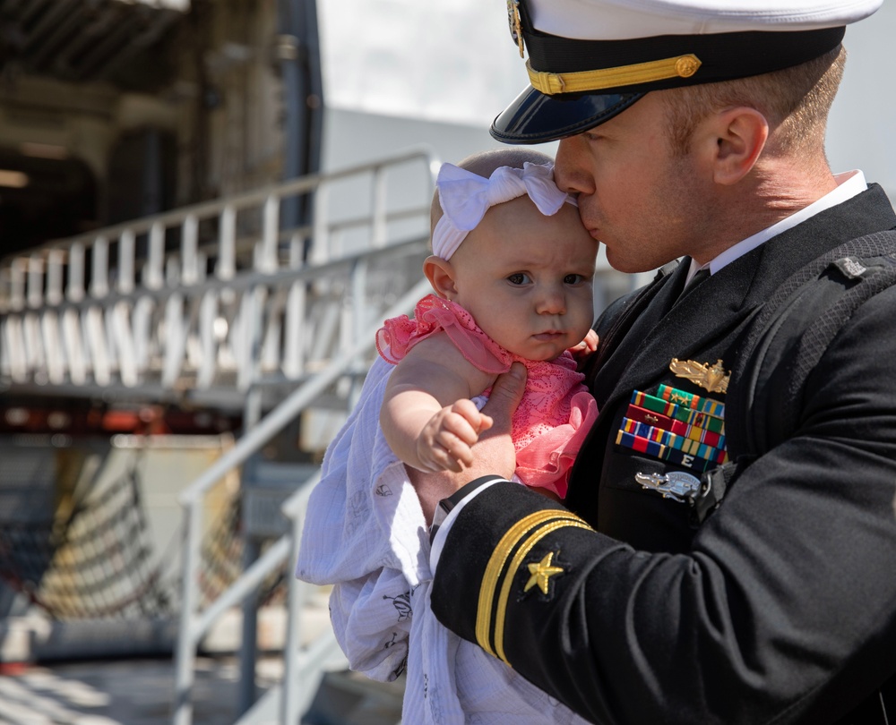 USS Portland Return to Home Port