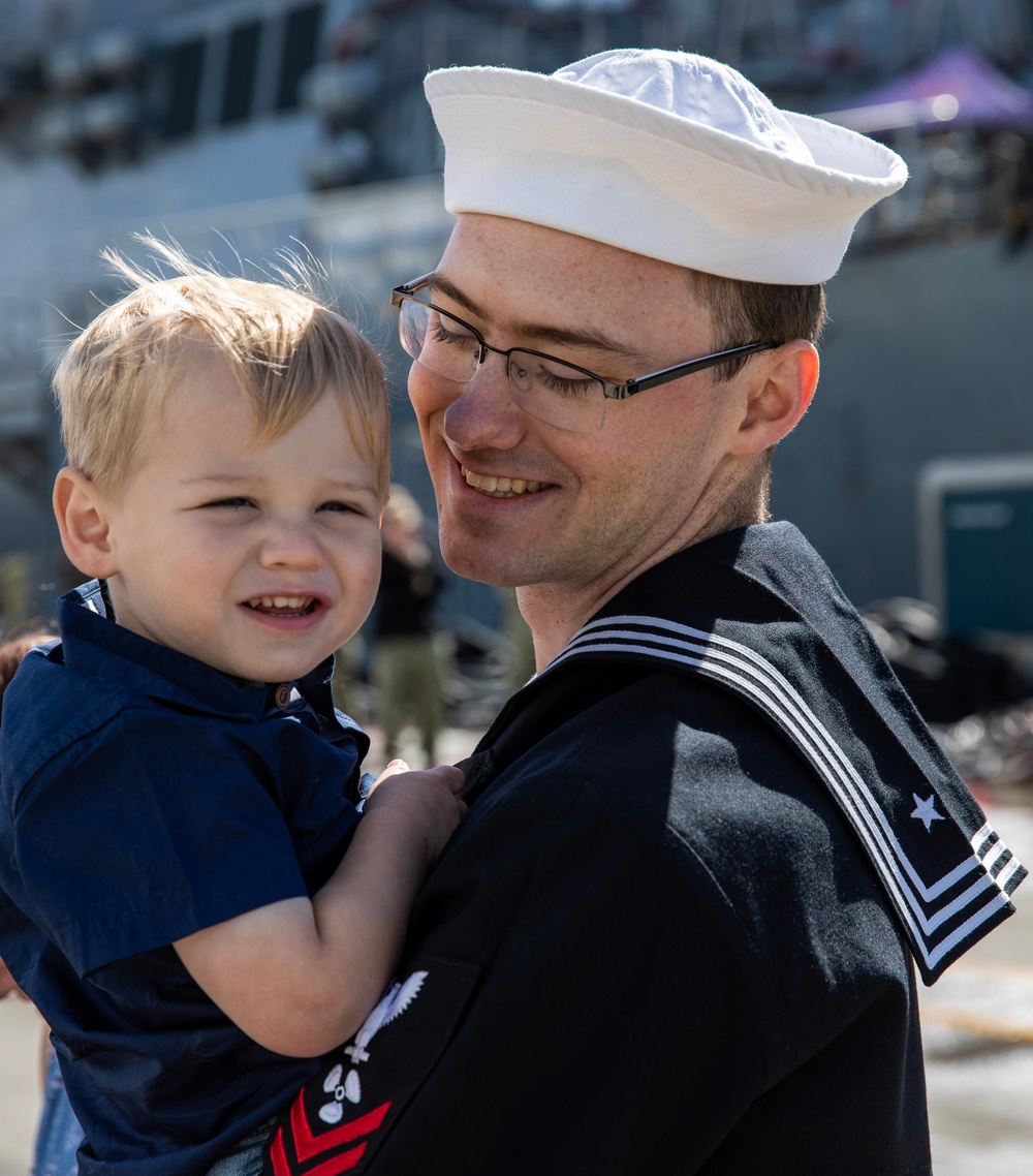 USS Portland Return to Home Port