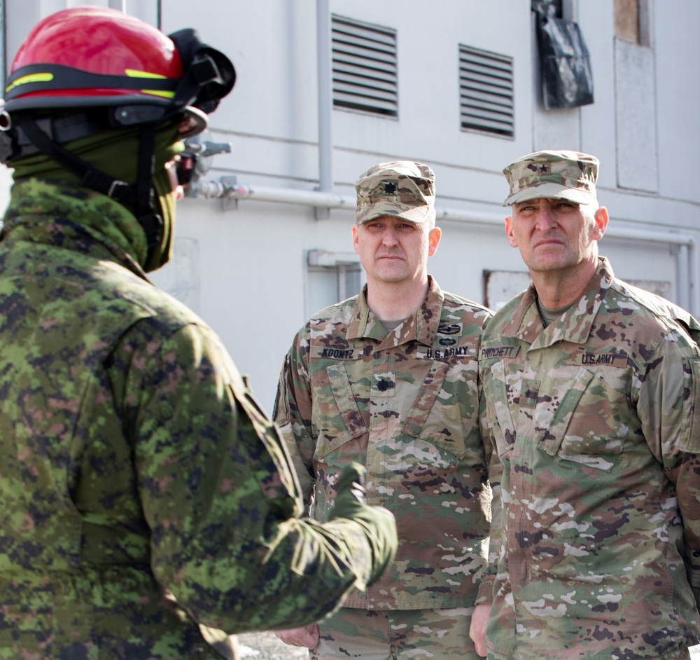 Exercise Arctic Eagle-Patriot 22 Distinguished Visitor Day