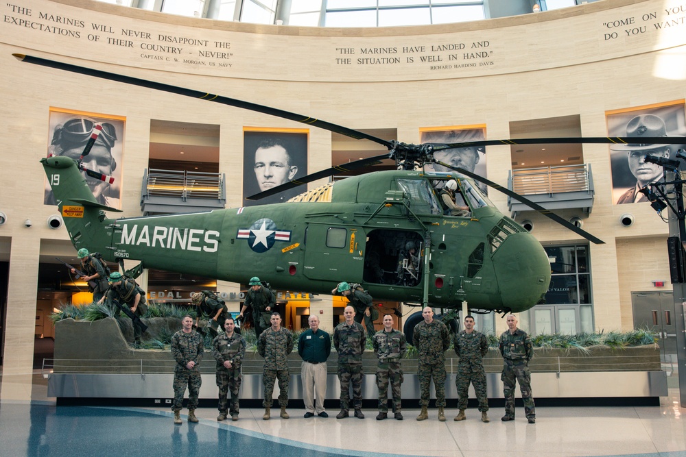 French Army Brig. Gen. Eric Ozanne visits the East Coast