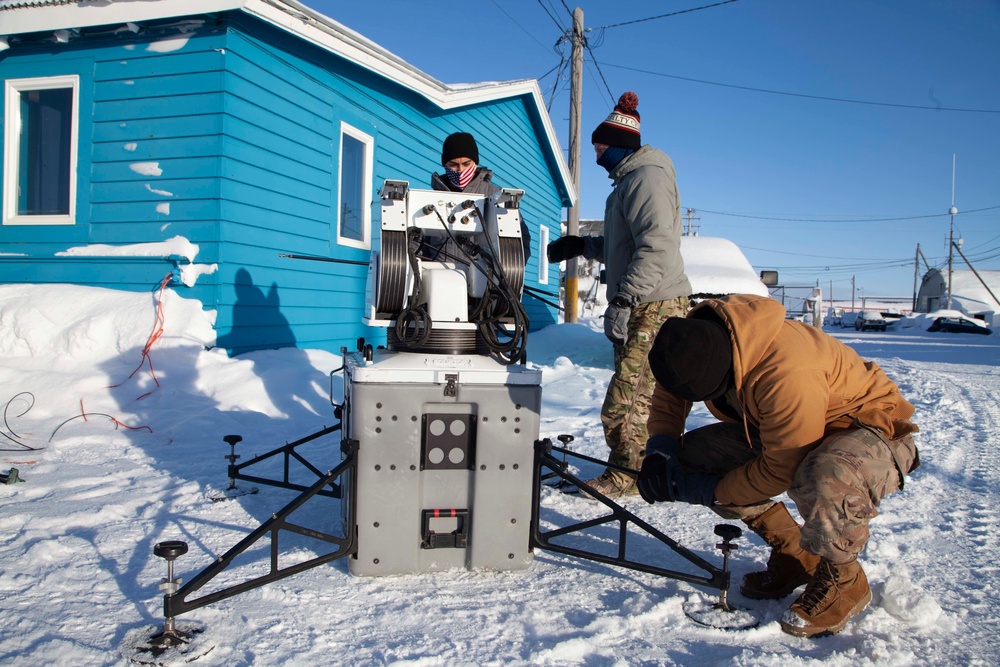 72nd ISRS assemble, test antenna for AE22