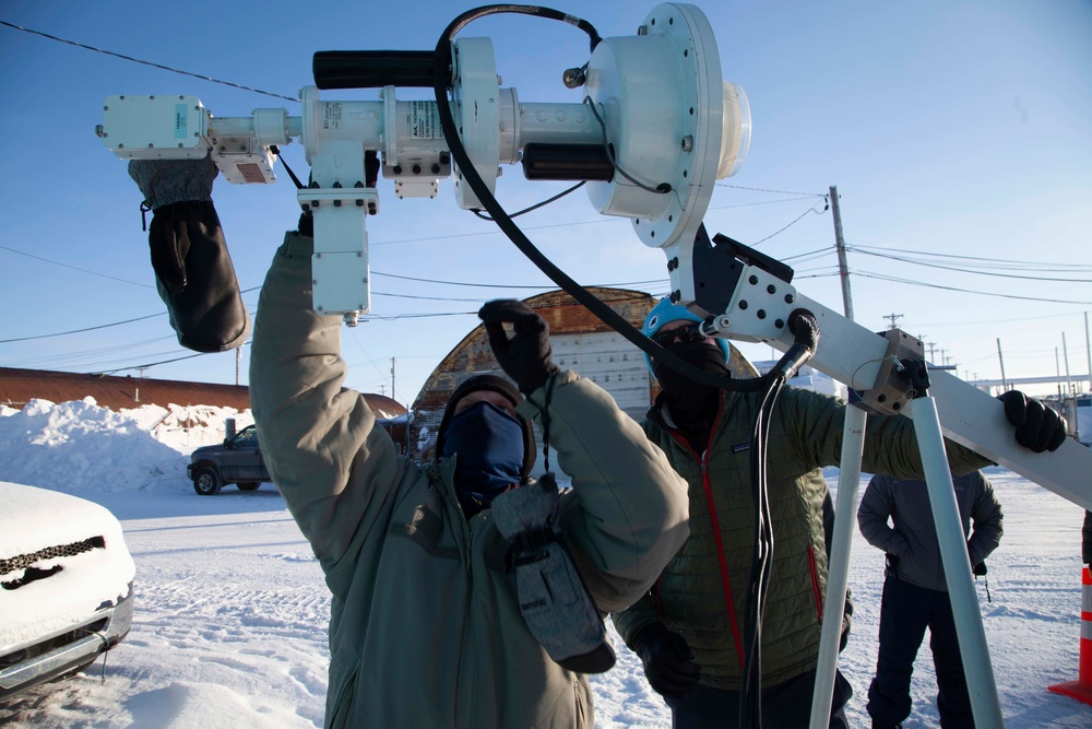 72nd ISRS assemble, test antenna for AE22