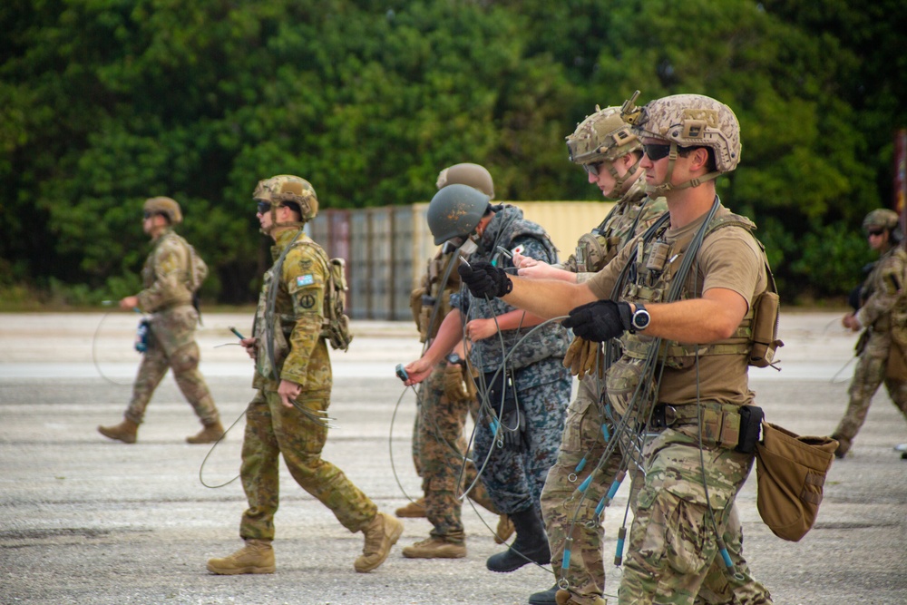 Multilateral EOD Techs Clear Air Field