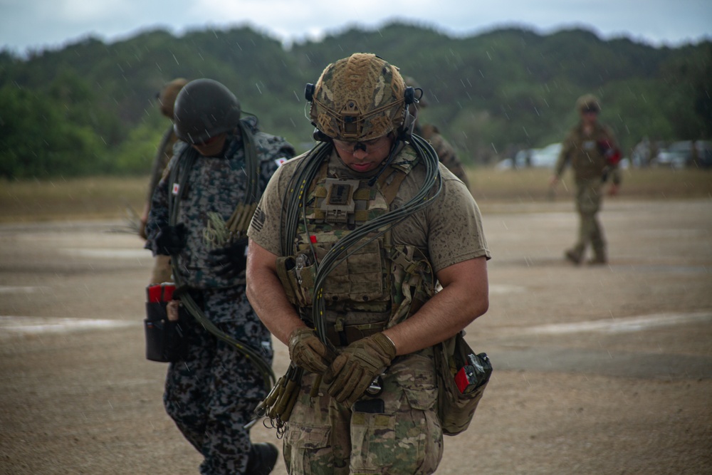 Multilateral EOD Techs Clear Air Field