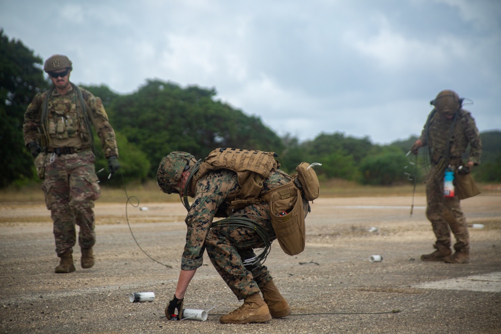 Multilateral EOD Techs Clear Air Field