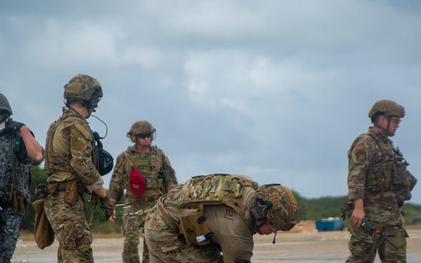 Multilateral EOD Techs Clear Air Field