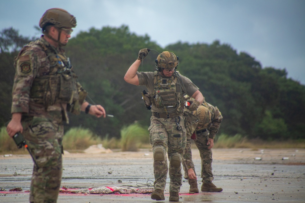 Multilateral EOD Techs Clear Air Field