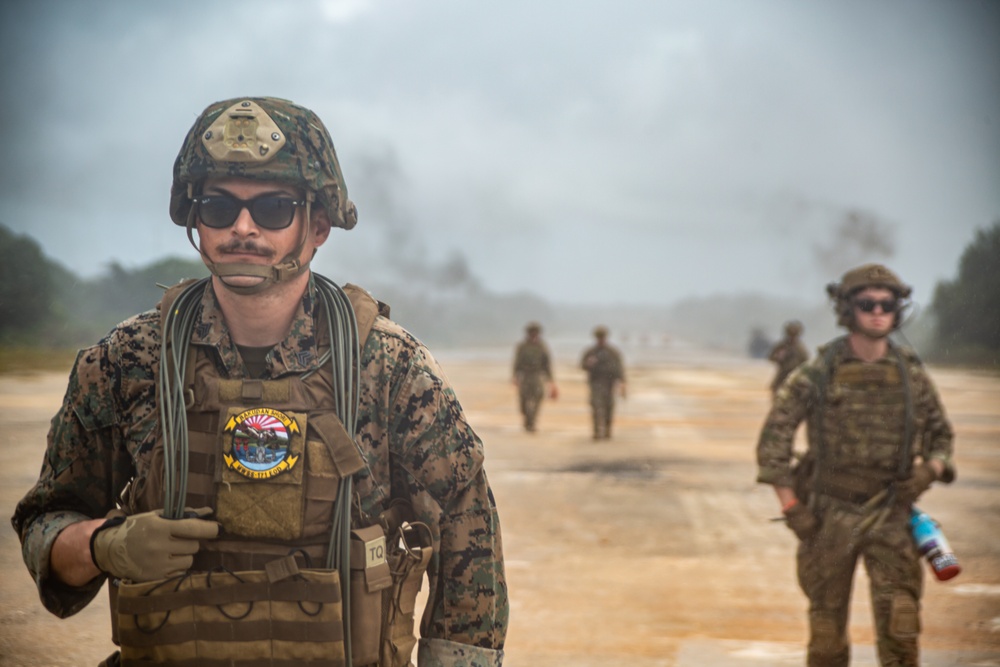 Multilateral EOD Techs Clear Air Field