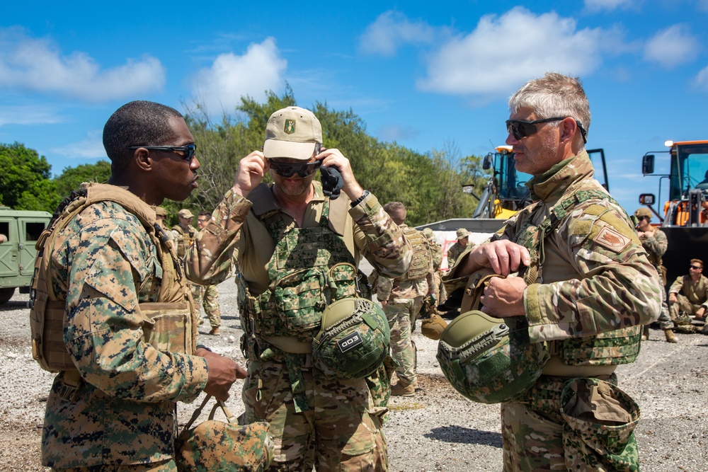 Multilateral EOD Techs Clear Air Field