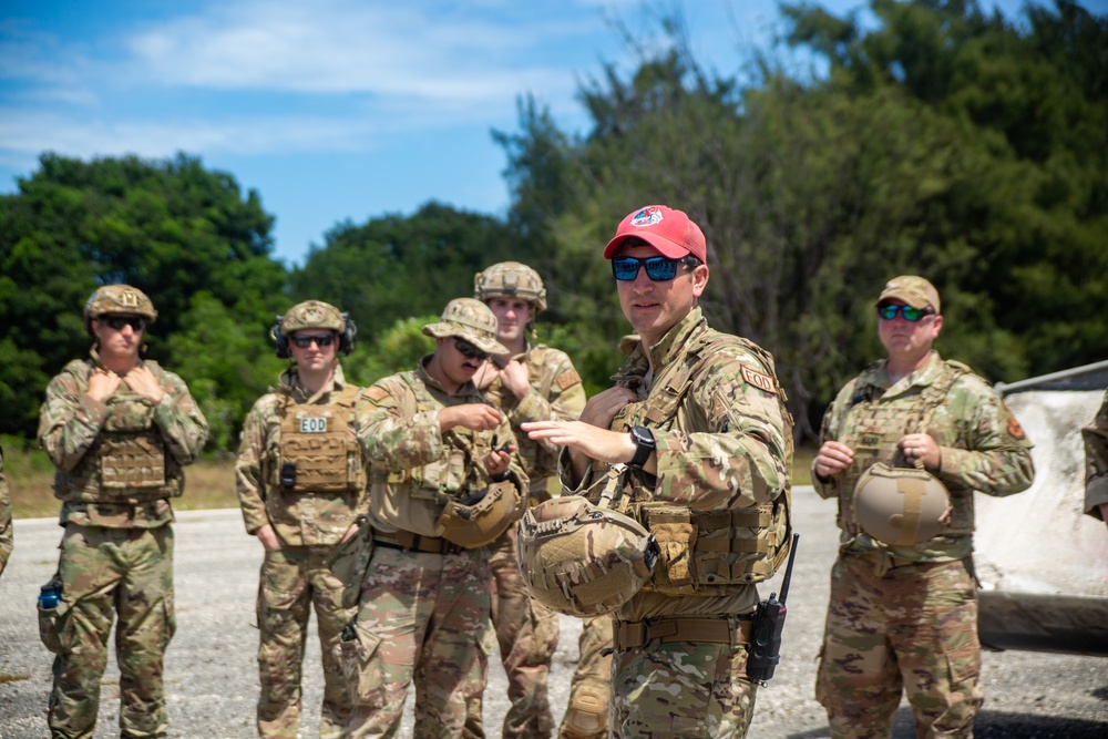 Multilateral EOD Techs Clear Air Field