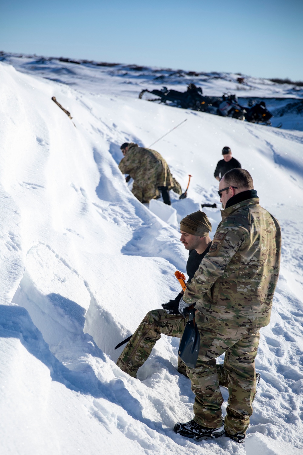 123rd Performs Arctic Survival Training