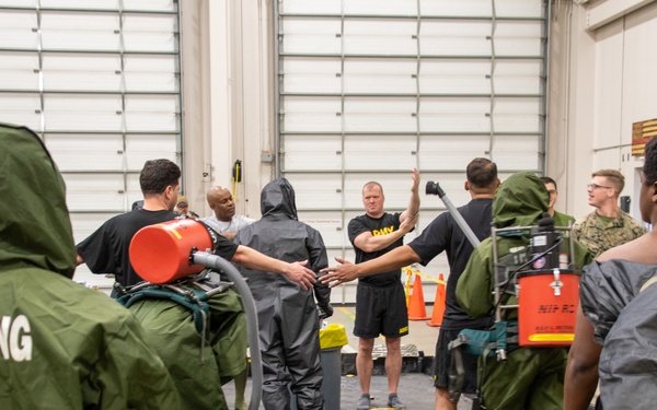 NCNG JTF Assist with CBRN Training During AEP22