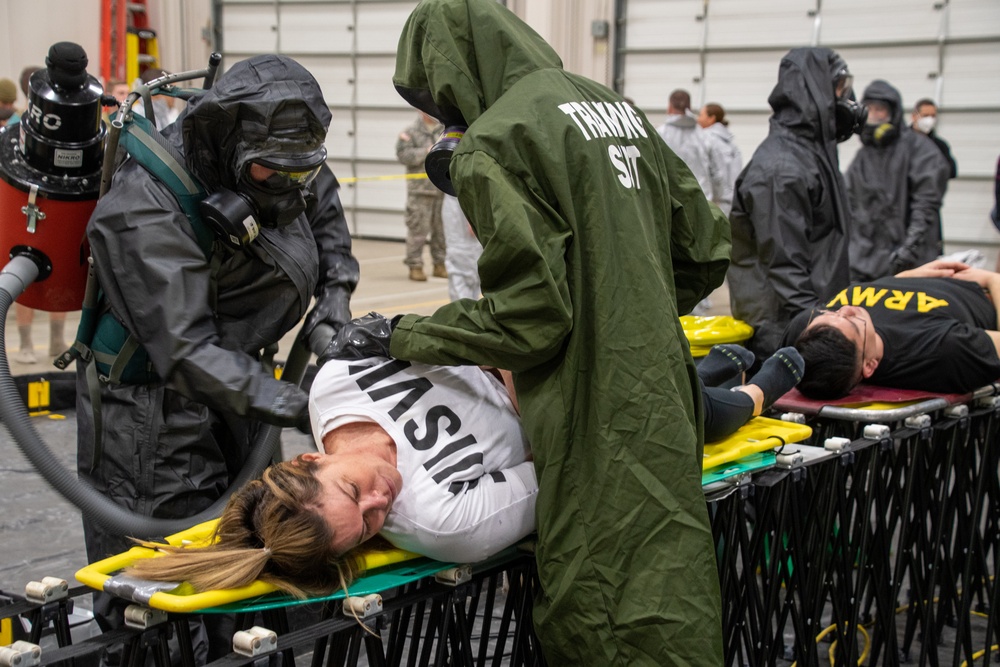 NCNG JTF Assist with CBRN Training During AEP22