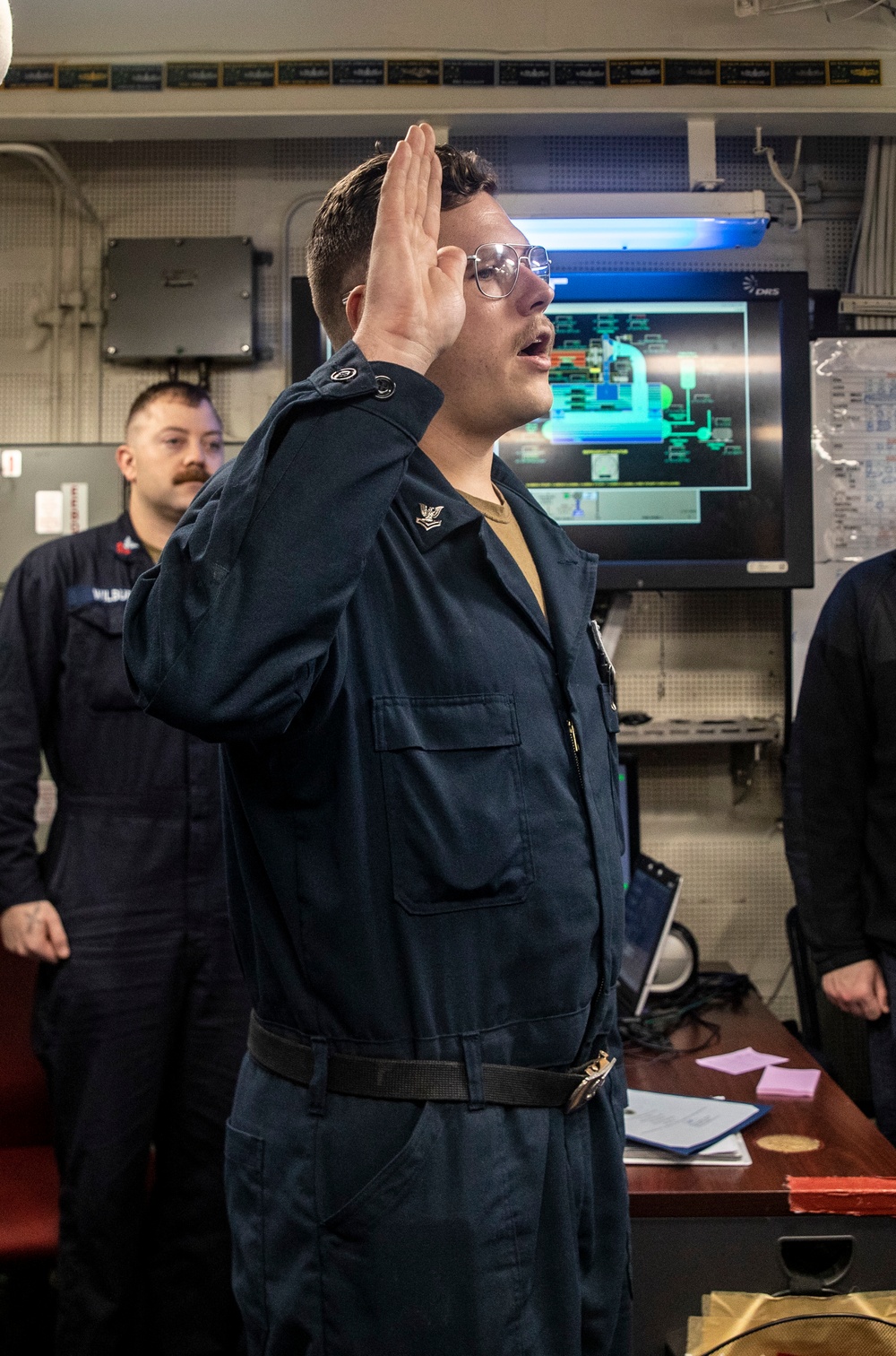 DVIDS - Images - Sailors Re-Enlist Aboard USS Ralph Johnson (DDG 114 ...