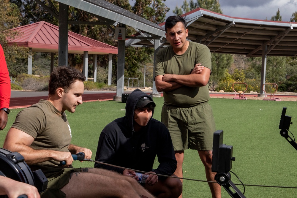 WWR Marines, Sailors participate in the MCT Rowing competition