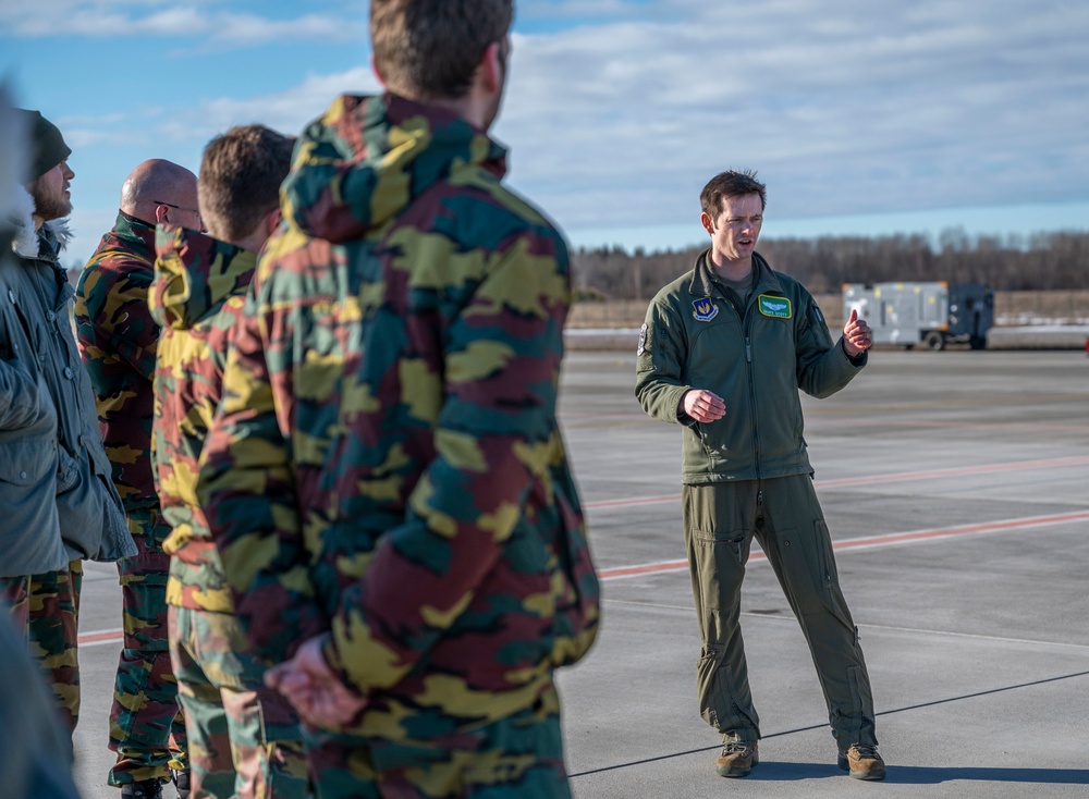 48 FW hosts F-35 tour for Belgian air force