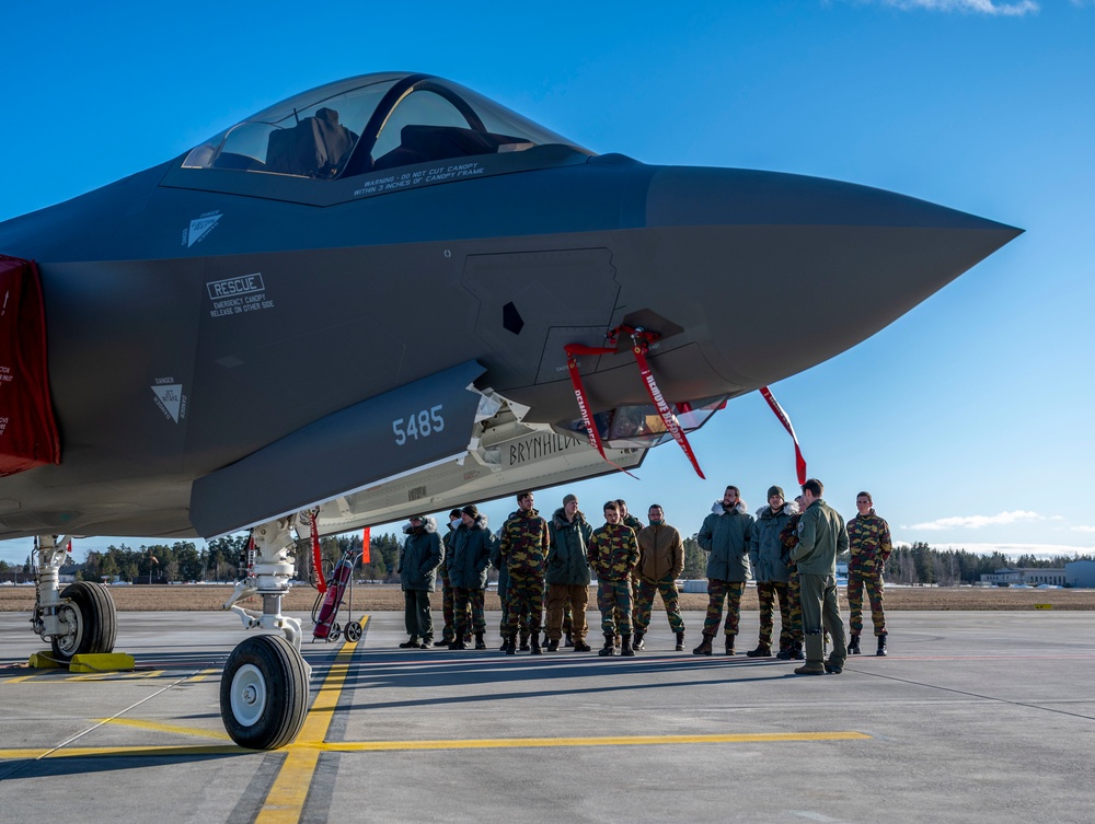 48 FW hosts F-35 tour for Belgian air force