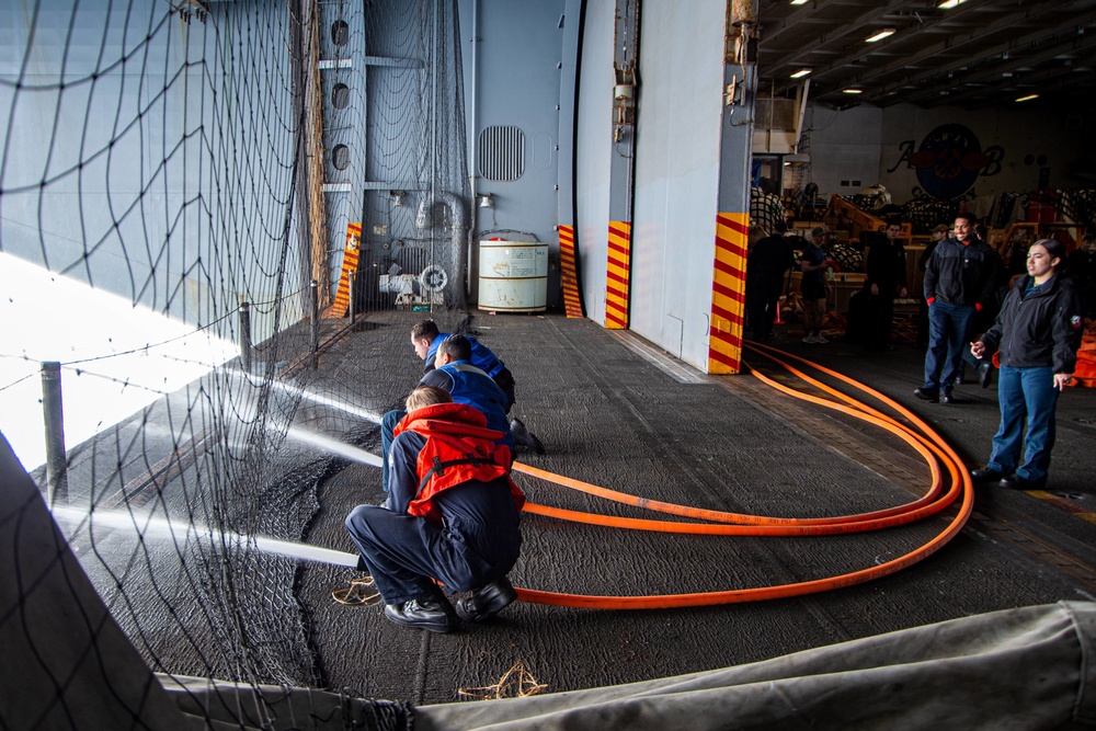 The Harry S. Truman Carrier Strike Group is on a scheduled deployment in the U.S. Sixth Fleet area of operations in support of naval operations to maintain maritime stability and security.