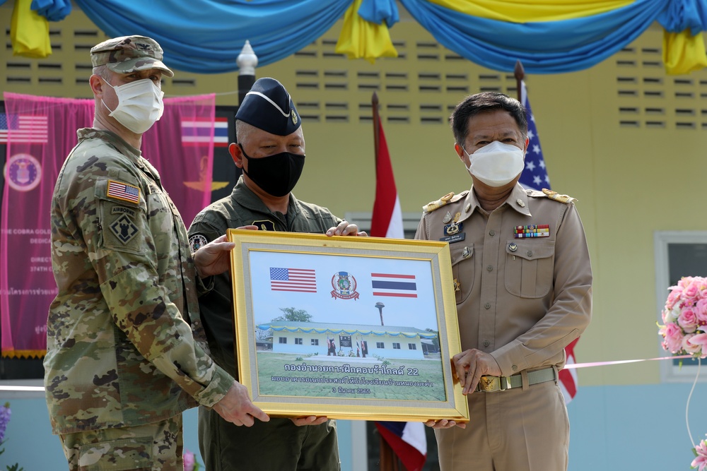 Cobra Gold closes out with dedication ceremony