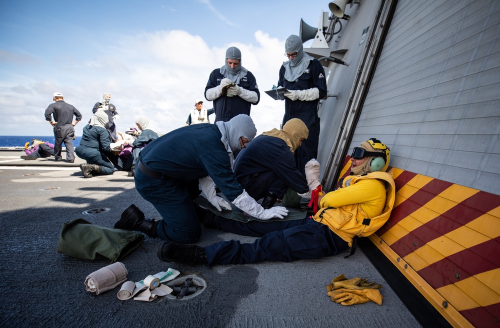 USS Tulsa Mass Casualty Training