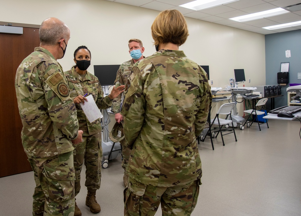 AFMS senior leaders visit 59 MDW medics