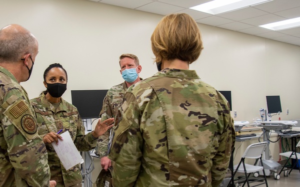 AFMS senior leaders visit 59 MDW medics