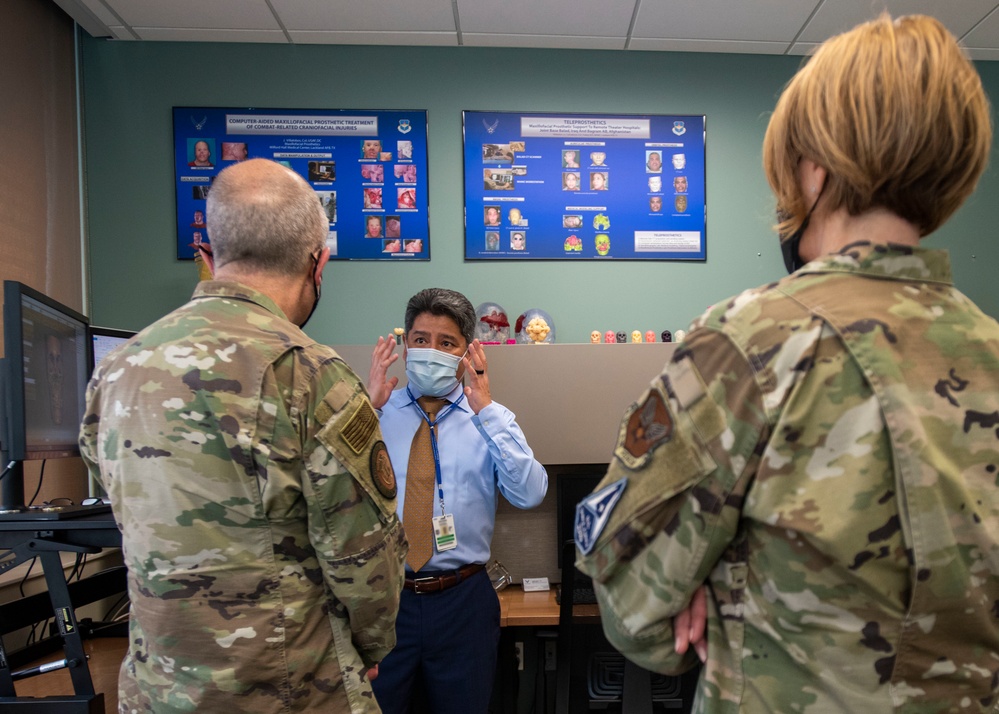 AFMS senior leaders visit 59 MDW medics