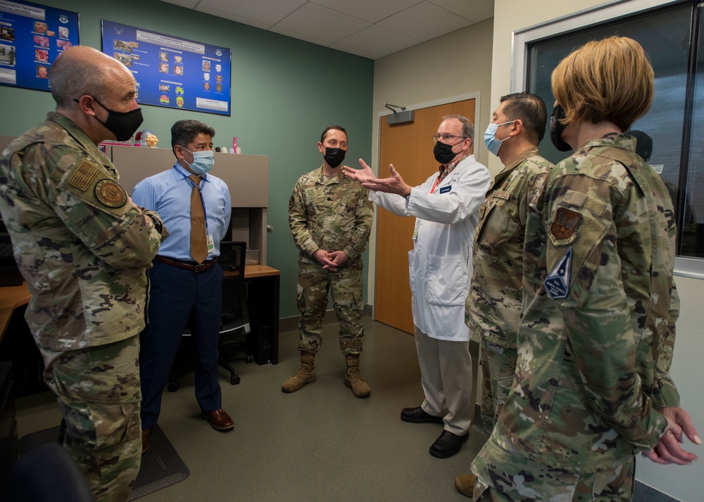 AFMS senior leaders visit 59 MDW medics