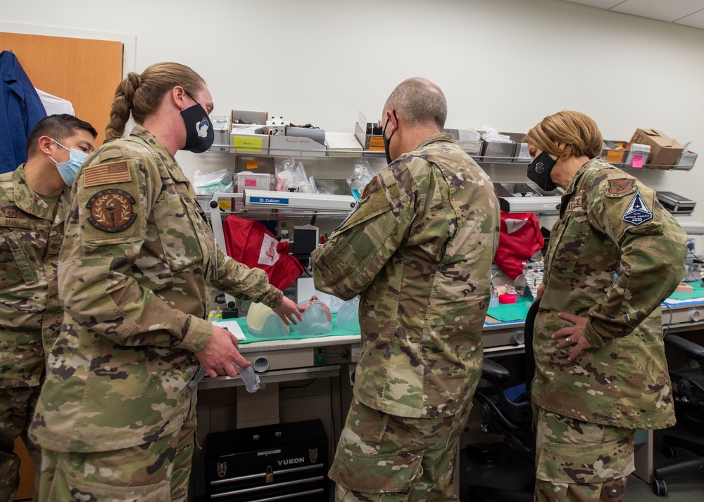 AFMS senior leaders visit 59 MDW medics