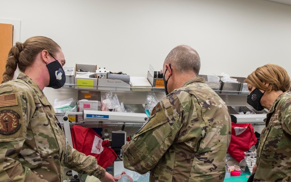AFMS senior leaders visit 59 MDW medics
