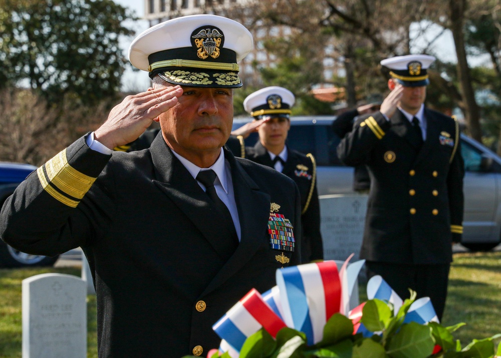 NAVFAC Honors Seabees and CEC with Wreath Laying Ceremony