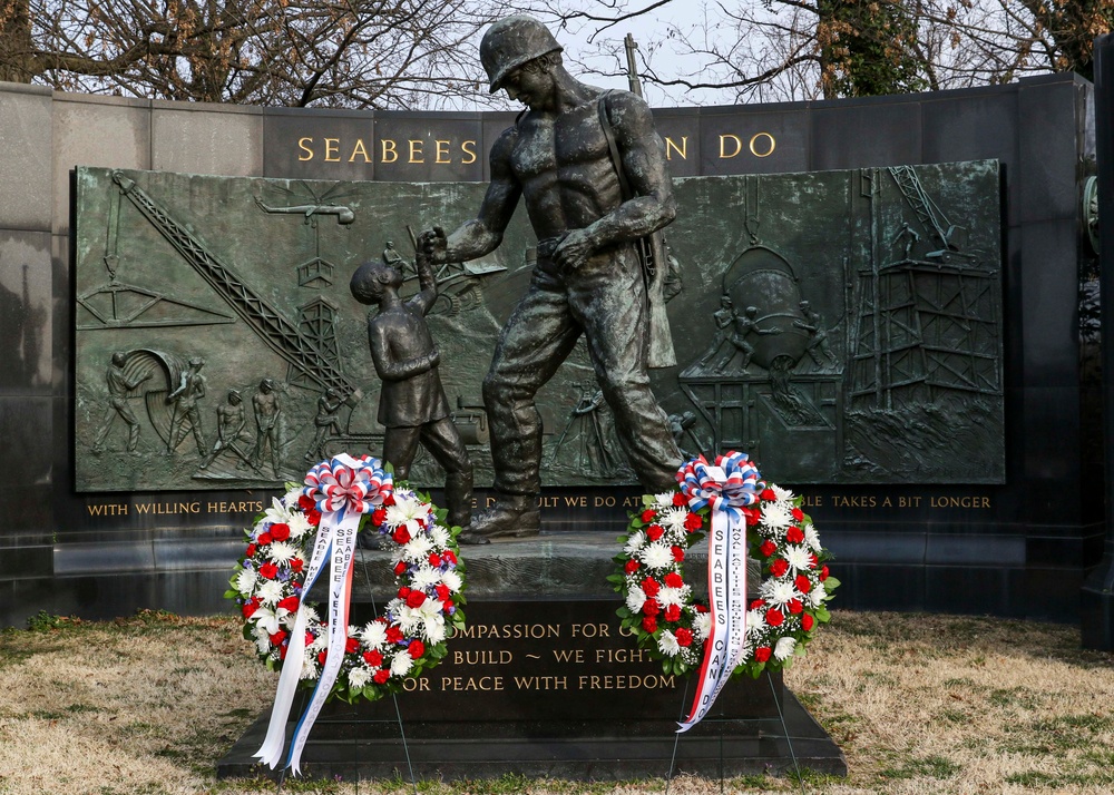 NAVFAC Honors Seabees and CEC with Wreath Laying Ceremony