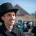 USS Constitution marches in Cape Cod St. Patrick's Day Parade