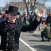 USS Constitution marches in Cape Cod St. Patrick's Day Parade