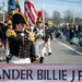 USS Constitution marches in Cape Cod St. Patrick's Day Parade