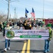 USS Constitution marches in Cape Cod St. Patrick's Day Parade