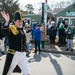 USS Constitution marches in Cape Cod St. Patrick's Day Parade