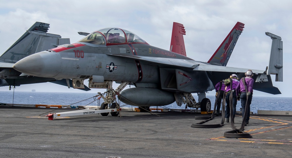 Sailors Restow A Fuel Hose